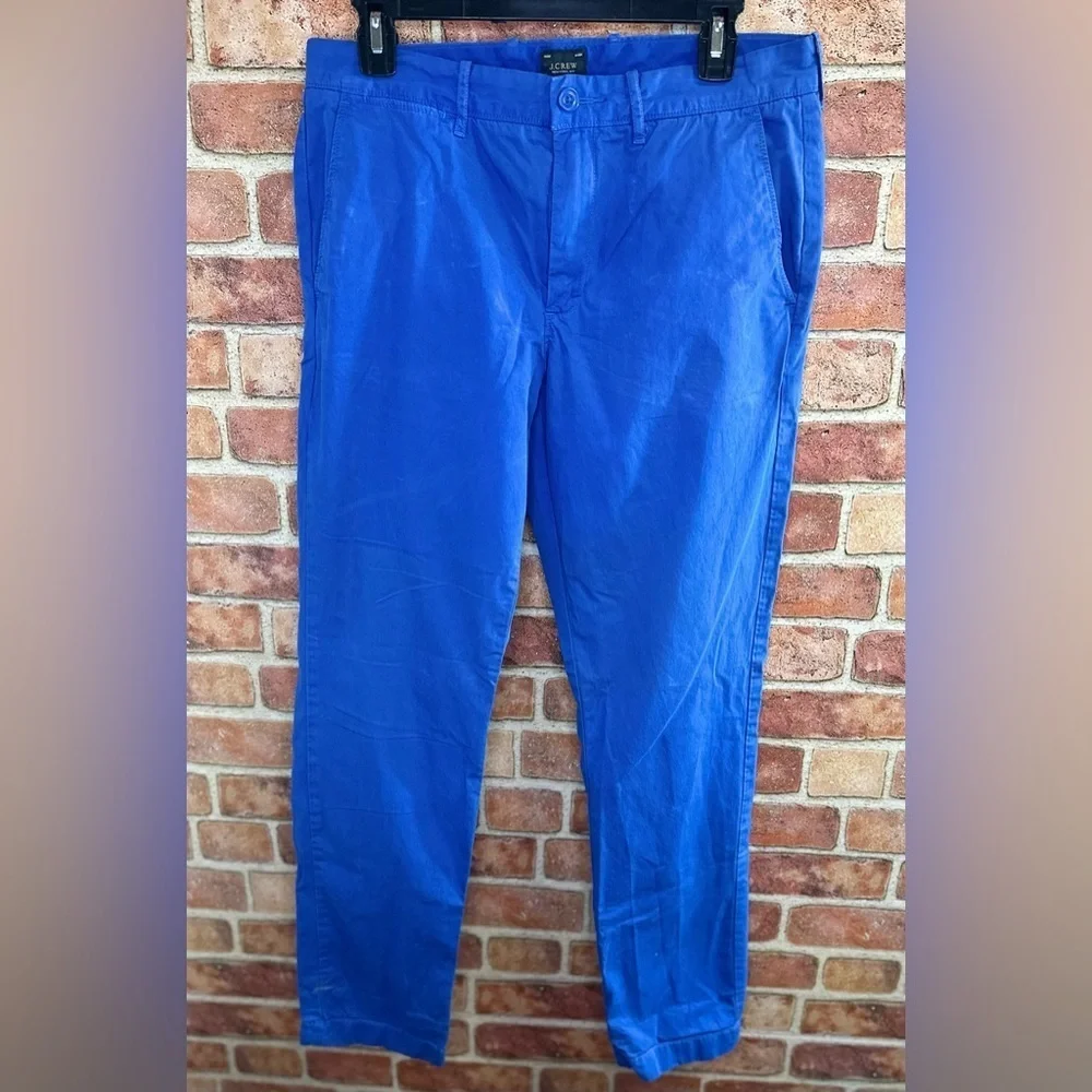 Men’s 100% cotton J Crew Cotton straight fit stretch Chinos